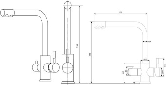 Кран Гейзер Виктория для проточных фильтров (упак.:1шт) от магазина РЭССИ