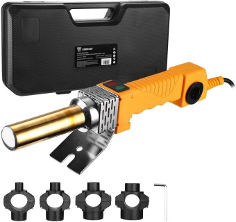 Сварочный аппарат для пластиковых труб Deko PPWM2500W 2.5кВт Тмакс.:300 колод.насад. (кейс в компл.) от магазина РЭССИ
