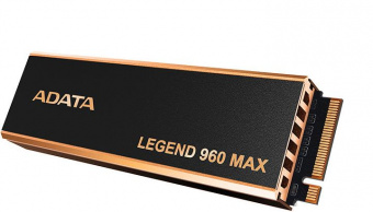 Накопитель SSD A-Data PCI-E 4.0 x4 4Tb ALEG-960M-4TCS Legend 960 Max M.2 2280 от магазина РЭССИ