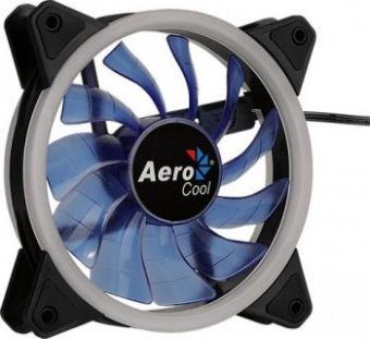 Вентилятор Aerocool Rev Blue 120x120mm 3-pin 15dB 153gr LED Ret от магазина РЭССИ