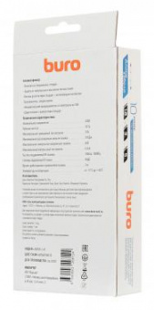 Сетевой фильтр Buro 800SH-3-W 3м (8 розеток) белый (коробка) от магазина РЭССИ