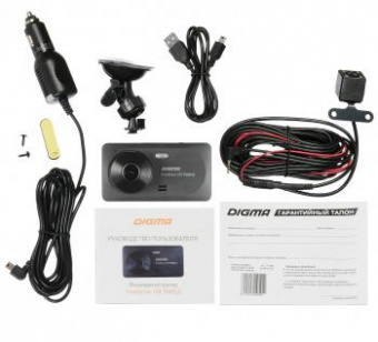 Видеорегистратор Digma FreeDrive 109 TRIPLE черный 1Mpix 1080x1920 1080p 150гр. JL5601 от магазина РЭССИ