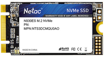 Накопитель SSD Netac PCIe 3.0 x2 128GB NT01N930ES-128G-E2X N930ES M.2 2242 от магазина РЭССИ