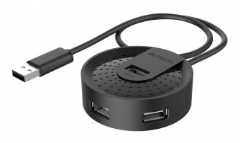 Разветвитель USB 2.0 A4Tech HUB-20 4порт. черный от магазина РЭССИ