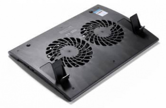 Подставка для ноутбука Deepcool WIND PAL FS (WINDPALFS) 17"382x262x24мм 27дБ 2xUSB 2x 140ммFAN 793г черный от магазина РЭССИ