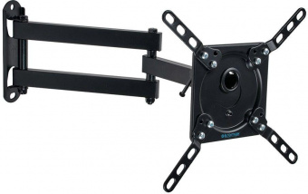 Кронштейн для телевизора Kromax DIX-14 черный 15"-42" макс.20кг настенный поворотно-выдвижной и наклонный от магазина РЭССИ