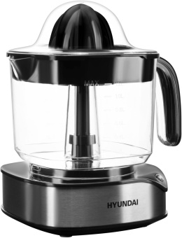 Соковыжималка цитрусовая Hyundai HY-JC4123 30Вт рез.сок.:1200мл. черный/нержавеющая сталь от магазина РЭССИ
