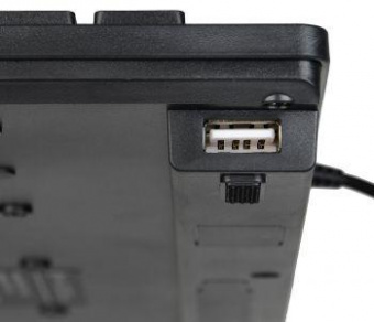 Клавиатура Оклик 520M2U черный/черный USB slim Multimedia от магазина РЭССИ