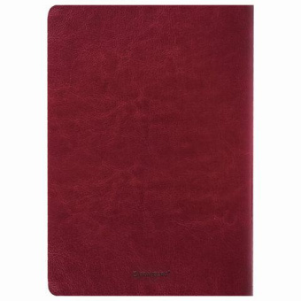 Тетрадь BRAUBERG VIVA A5 147x210 мм 48 листов сшивка клетка кожзам гладкий бордовый 403891 от магазина РЭССИ