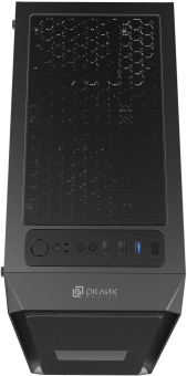 Корпус Оклик OCC-MD301 черный без БП ATX 6x120mm 2xUSB2.0 1xUSB3.0 audio bott PSU от магазина РЭССИ