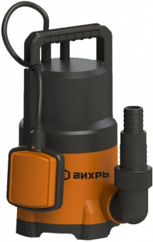 Насос садовый дренажный Вихрь ДН-250 250Вт 7200л/час (68/2/11) от магазина РЭССИ