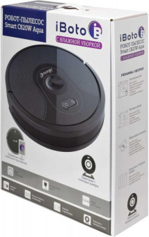 Пылесос-робот iBoto Smart C820W Aqua 28Вт черный от магазина РЭССИ