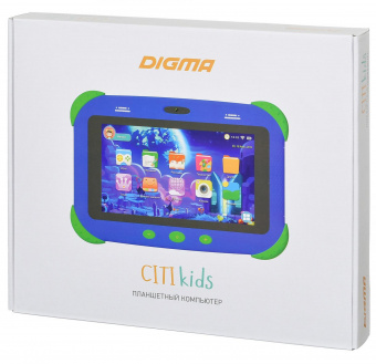 Планшет Digma CITI Kids MT8321 (1.3) 4C RAM2Gb ROM32Gb 7" IPS 1024x600 3G Android 9.0 синий 2Mpix 0.3Mpix BT WiFi Touch microSDHC 64Gb minUSB 2800mAh от магазина РЭССИ