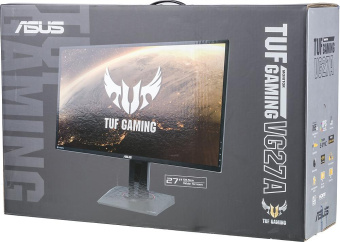 Монитор Asus 27" TUF Gaming VG27AQ черный IPS LED 1ms 16:9 HDMI M/M матовая HAS Piv 1000:1 350cd 178гр/178гр 2560x1440 165Hz G-Sync FreeSync DP WQ 5.8кг от магазина РЭССИ