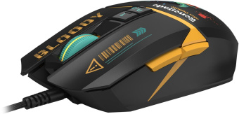 Мышь A4Tech Bloody W63 Max Renegade черный/рисунок оптическая (120000dpi) USB от магазина РЭССИ
