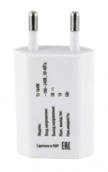 Сетевое зар./устр. Buro TJ-164w 5W 1A USB универсальное белый от магазина РЭССИ
