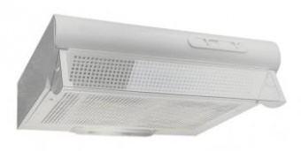 Вытяжка козырьковая Elikor Davoline 60П-290-П3Л белый управление: ползунковое (1 мотор) от магазина РЭССИ