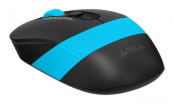 Мышь A4Tech Fstyler FG10S черный/синий оптическая (2000dpi) silent беспроводная USB для ноутбука (4but) от магазина РЭССИ