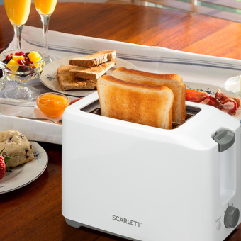 Тостер Scarlett SC-TM11019 700Вт белый от магазина РЭССИ