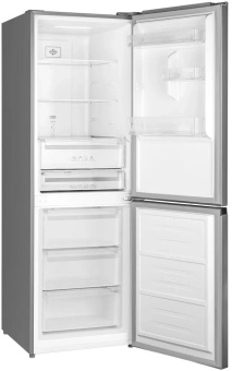 Холодильник Weissgauff WRK 185 Total NoFrost Inverter Inox 2-хкамерн. нержавеющая сталь инвертер от магазина РЭССИ