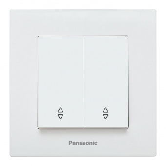 Переключатель Panasonic Karre Plus скрыт. 2кл. IP20 белый (упак.:1шт) (WKTC00112WH-RU) от магазина РЭССИ