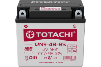 Аккумуляторная батарея TOTACHI CMF 9 а/ч 12N9-4B-BS R AGM 90009 от магазина РЭССИ