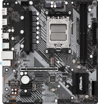Материнская плата Asrock B650M-H/M.2+ SocketAM5 AMD B650 2xDDR5 mATX AC`97 8ch(7.1) GbLAN RAID+HDMI+DP от магазина РЭССИ