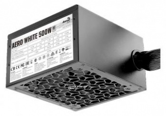 Блок питания Aerocool ATX 500W AERO WHITE 80+ (24+4+4pin) APFC 120mm fan 5xSATA RTL от магазина РЭССИ