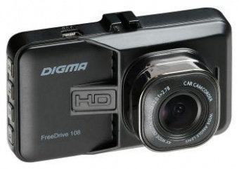 Видеорегистратор Digma FreeDrive 108 черный 1080x1920 1080p 140гр. NTK96223 от магазина РЭССИ