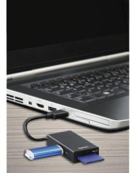 Разветвитель USB-C Hama 1порт. черный (00054144) от магазина РЭССИ