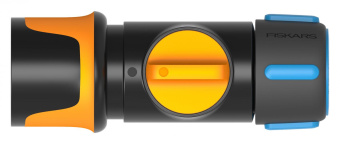 Коннектор Fiskars 1027086 Д.вх.1/2-5/8" черный/синий от магазина РЭССИ