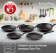 Сковорода Tefal Easy Plus 04206926 круглая 26см покрытие: антипригарное с титаном ручка несъемная (с крышкой) черный (9100045479) от магазина РЭССИ