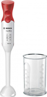 Блендер погружной Bosch MSM64010 450Вт белый/красный от магазина РЭССИ