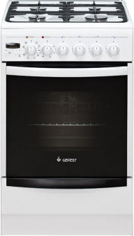 Плита Комбинированная Gefest ПГЭ 5102-03 белый (металлическая крышка) реш.чугун от магазина РЭССИ