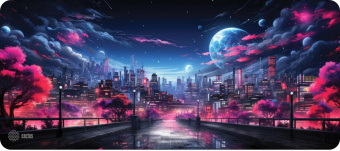 Коврик для мыши Cactus Fantasy space 900x400x3мм (CS-MP-PRO14XXL) от магазина РЭССИ