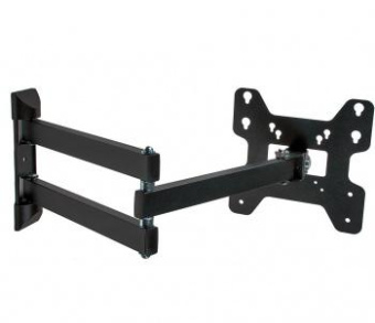 Кронштейн для телевизора Kromax OPTIMA-408 черный 22"-65" макс.30кг настенный поворотно-выдвижной и наклонный от магазина РЭССИ