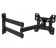 Кронштейн для телевизора Kromax OPTIMA-408 черный 22"-65" макс.30кг настенный поворотно-выдвижной и наклонный от магазина РЭССИ