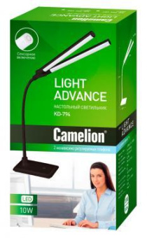 Светильник Camelion KD-794 C01 (12492) настольный на основание белый 10Вт от магазина РЭССИ