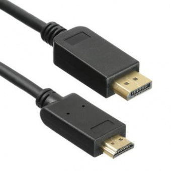 Кабель аудио-видео Buro v. 1.2 DisplayPort (m)/HDMI (m) 3м. Позолоченные контакты черный (BHP DPP_HDMI-3) от магазина РЭССИ