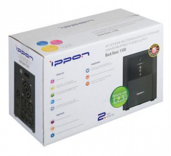 Источник бесперебойного питания Ippon Back Basic 1500 900Вт 1500ВА черный от магазина РЭССИ