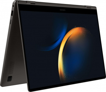Ноутбук Samsung Galaxy book 3 360 NP754 Core i7 1360P 16Gb SSD512Gb Intel Iris Xe graphics 15.6" AMOLED Touch FHD (1920x1080) Windows 11 Professional dk.grey WiFi BT Cam (NP754QFG-KA1IT) от магазина РЭССИ