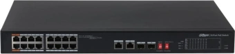 Коммутатор Dahua DH-S3218-16ET-135 (L2) 16x100Мбит/с 2x1Гбит/с 2SFP 135W управляемый от магазина РЭССИ