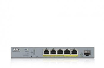 Коммутатор Zyxel NebulaFlex Pro GS1350-6HP GS1350-6HP-EU0101F 5G 1SFP 5PoE+ 60W управляемый от магазина РЭССИ