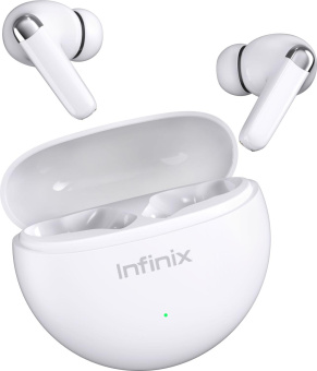 Гарнитура внутриканальные Infinix XBuds XE26 белый беспроводные bluetooth в ушной раковине (10311752) от магазина РЭССИ
