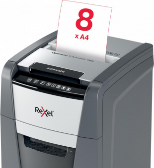 Шредер Rexel Optimum AutoFeed 130X черный с автоподачей (секр.P-4) фрагменты 130лист. 44лтр. скрепки скобы пл.карты от магазина РЭССИ