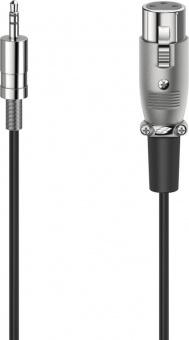 Адаптер аудио Hama H-205311 Jack 3.5 (m)/XLR (f) черный (уп.:1шт) (00205311) от магазина РЭССИ