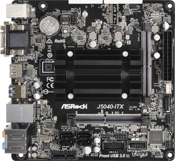 Материнская плата Asrock J5040-ITX 2xDDR4 mini-ITX AC`97 8ch(7.1) GbLAN+VGA+DVI+HDMI от магазина РЭССИ