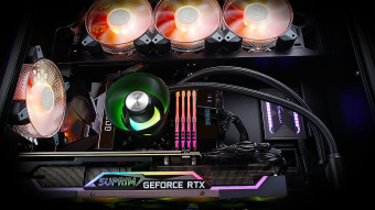 Корпус Inwin CF06CX (309 Gaming) черный без БП ATX 3x120mm 2xUSB3.0 audio от магазина РЭССИ