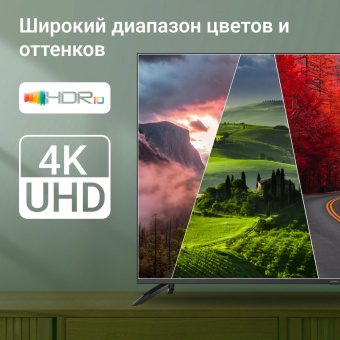 Телевизор LED Digma 65" DM-LED65UBB40 Салют ТВ Frameless Metal черный/черный 4K Ultra HD 60Hz DVB-T DVB-T2 DVB-C DVB-S DVB-S2 USB WiFi Smart TV от магазина РЭССИ