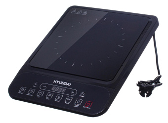 Плита Индукционная Hyundai HYC-0101 черный стеклокерамика (настольная) от магазина РЭССИ